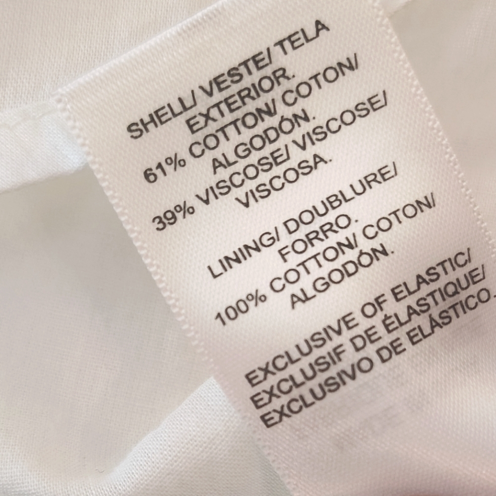 🆕⭐ Lucky Brand White Floral Cotton Mini Dress - Picture 8 of 12